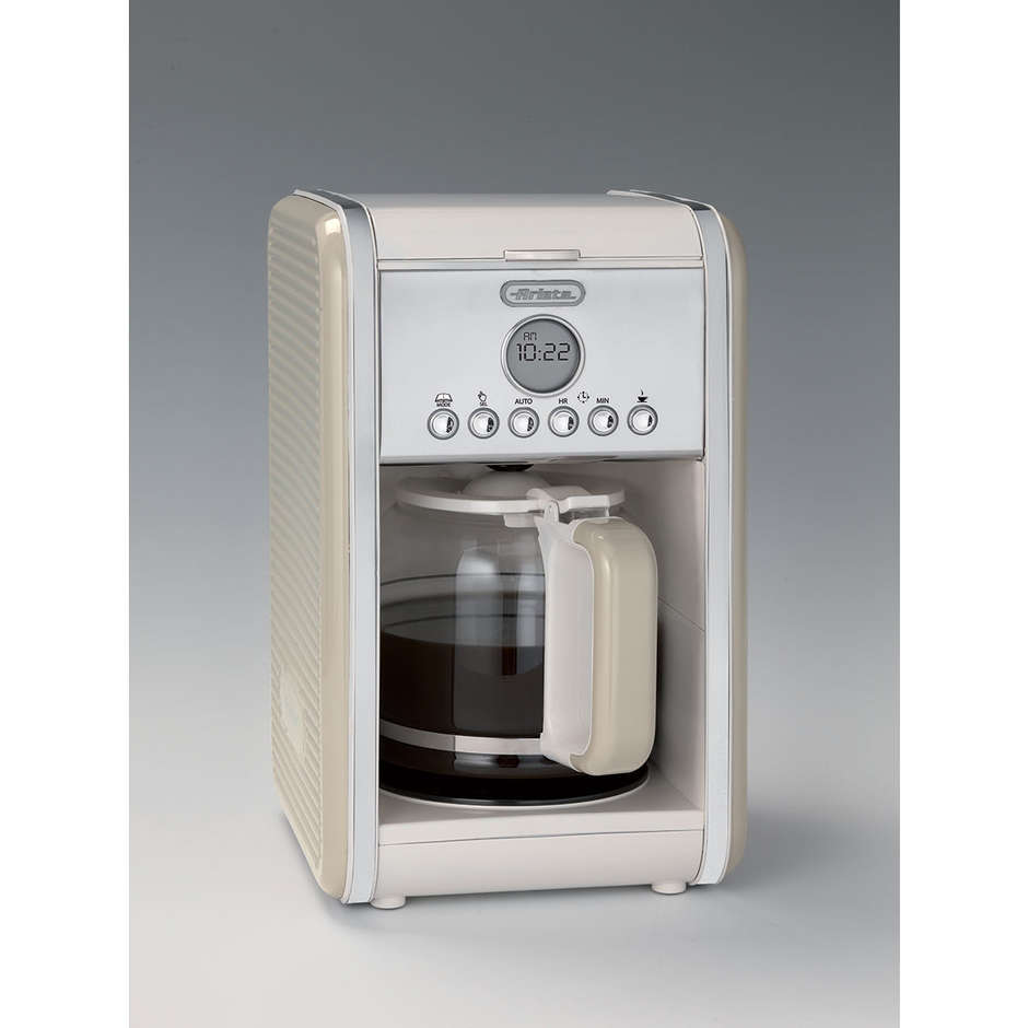 Ariete 1342 Filtro Vintage macchina caffè americano capacità max 12 tazze colore beige