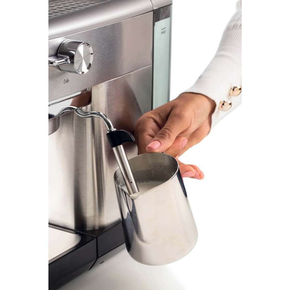 Ariete 1380 Macchina da caffè in metallo Caffè in polvere e cialde Potenza 1300 W Dispositivo Cappuccino Colore Argento