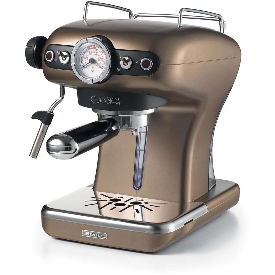 Ariete 1389/16 Espresso Classica macchina del caffè potenza 850 Watt colore bronzo