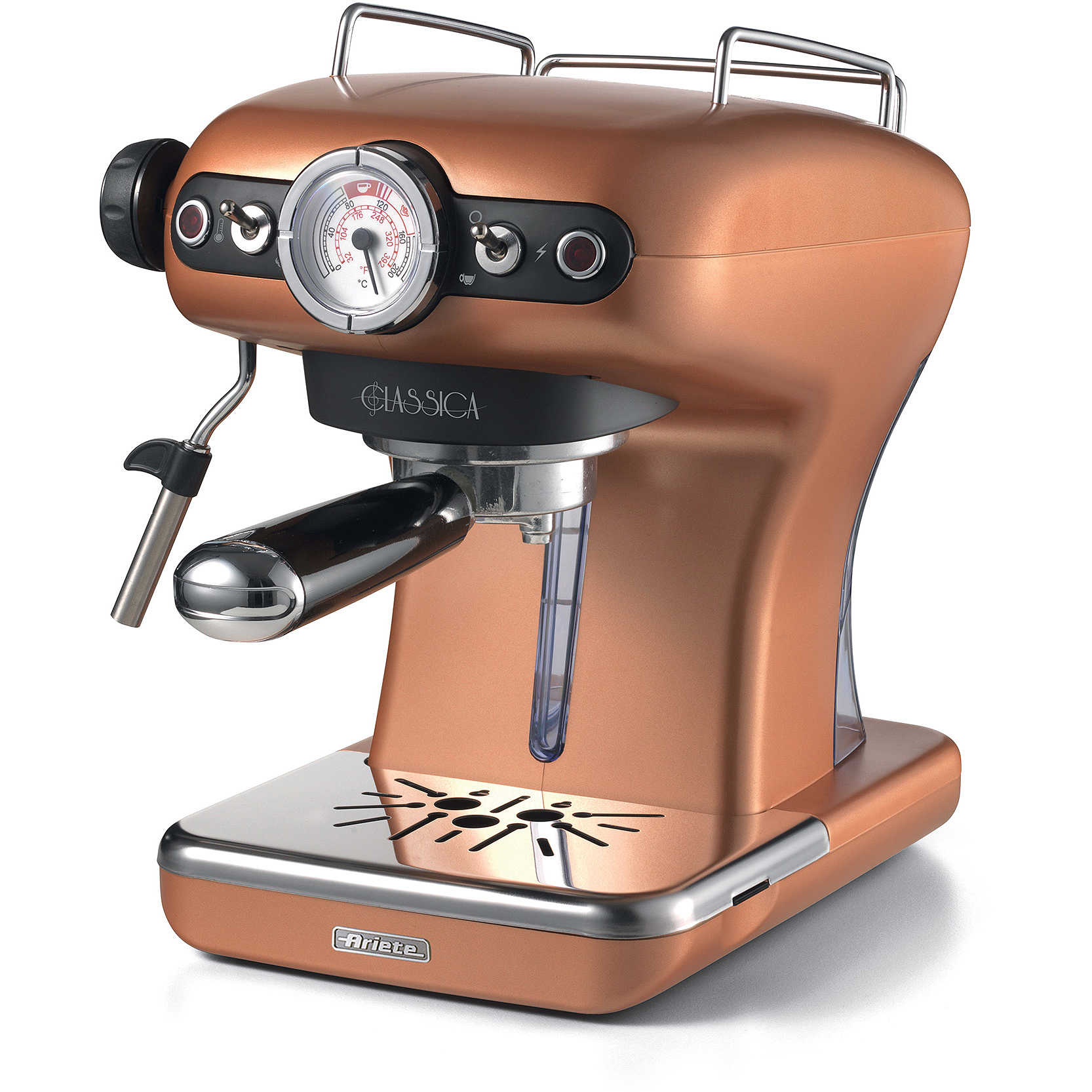 Ariete 1389 Espresso Classica macchina del caffè polvere e cialde 850 Watt  colore rame - Macchine Da Caffè Macchine caffè - ClickForShop