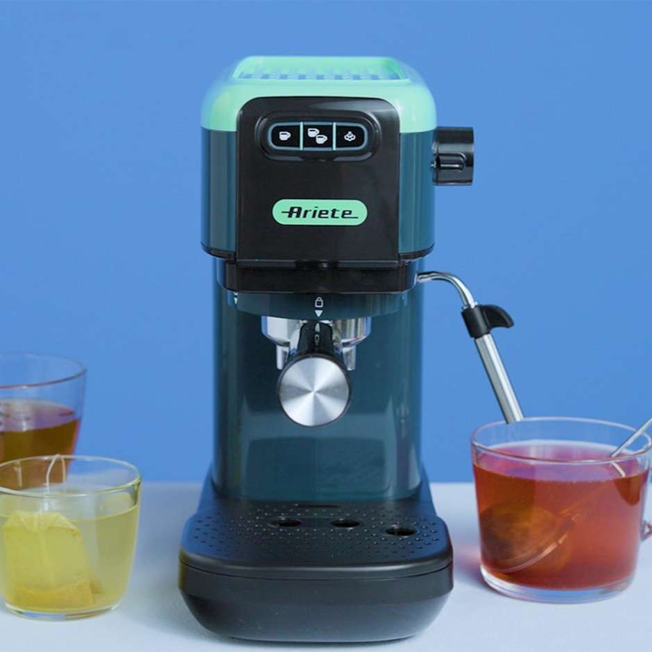 Ariete 1399 Macchina da caffè espresso a Cialde Potenza 1300 Colore Blu, Verde