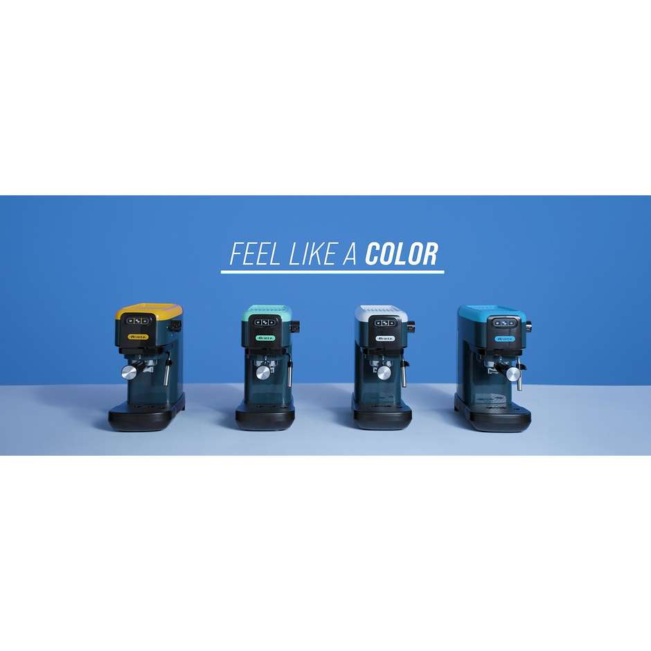Ariete 1399 Mango Yellow macchina espresso per caffè macinato e cialde ESE, 1300 W