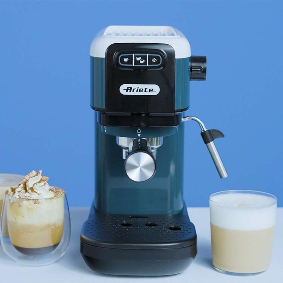 Ariete 1399 Snow White macchina espresso 15 bar per caffè macinato e cialde ESE