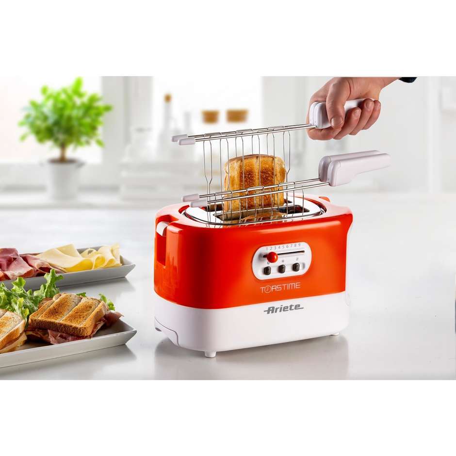Ariete 159/00 Tostapane a 2 Fessure con Pinze Inox