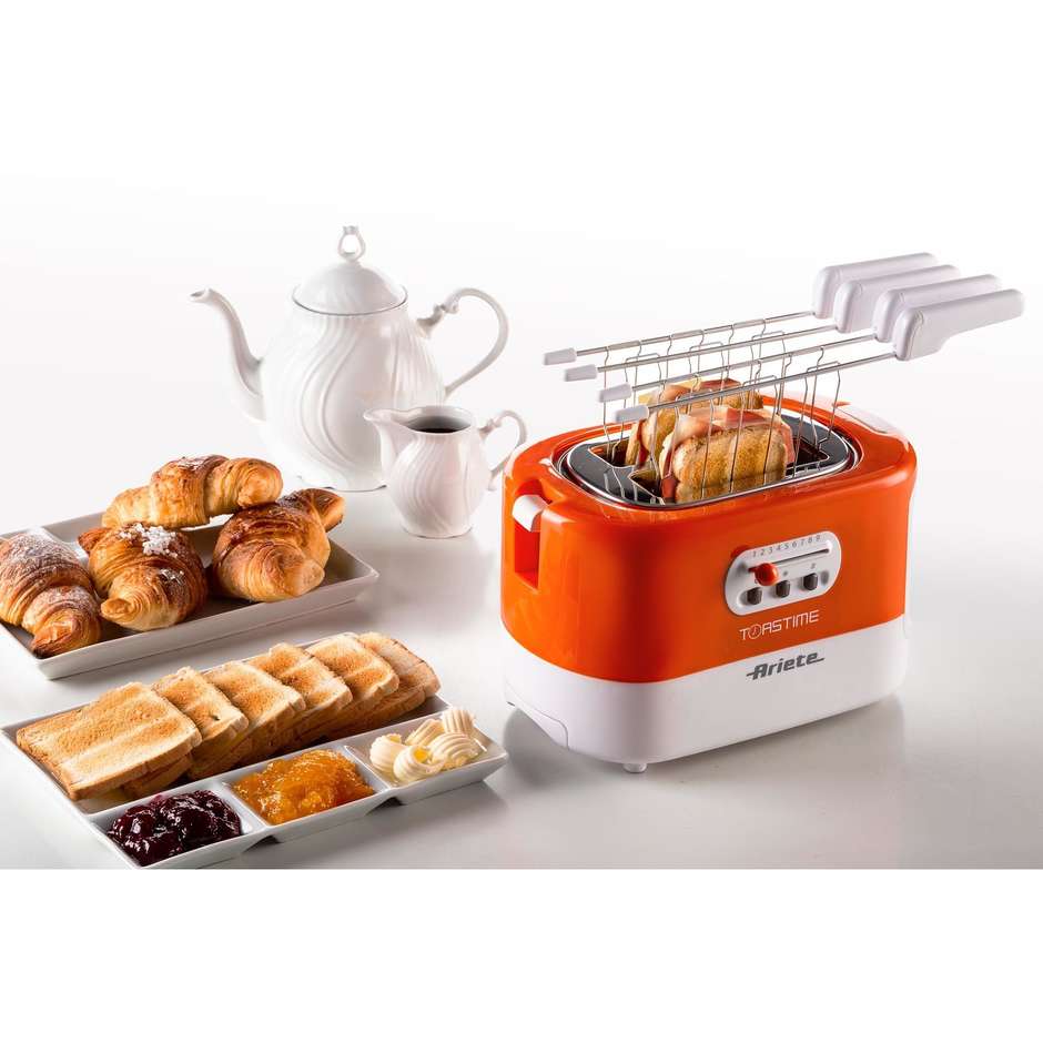 Ariete 159/00 Tostapane Elettrico 2 Fessure 700 W 9 Livelli Arancione