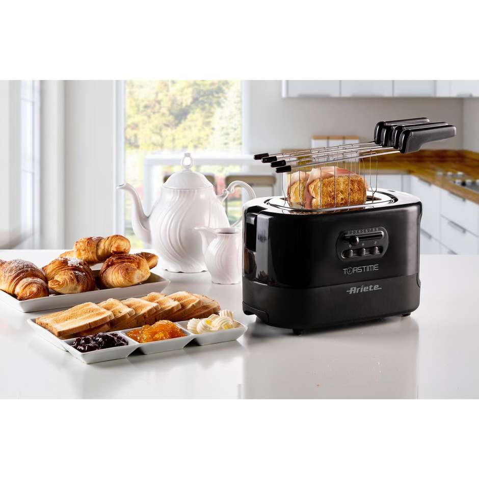 Ariete 159/02 Toastime Tostapane elettrico potenza 700 W 9 livelli doratura