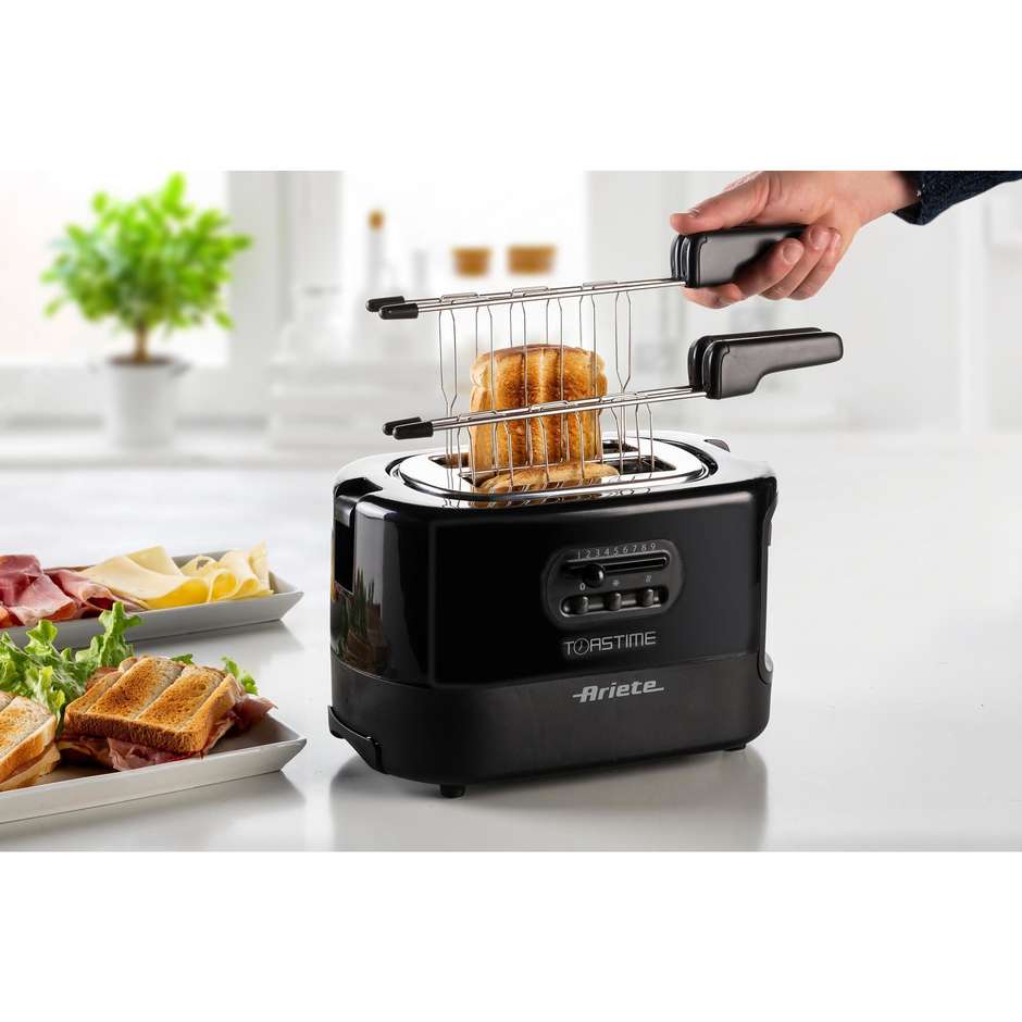 Ariete 159/02 Toastime Tostapane elettrico potenza 700 W 9 livelli doratura