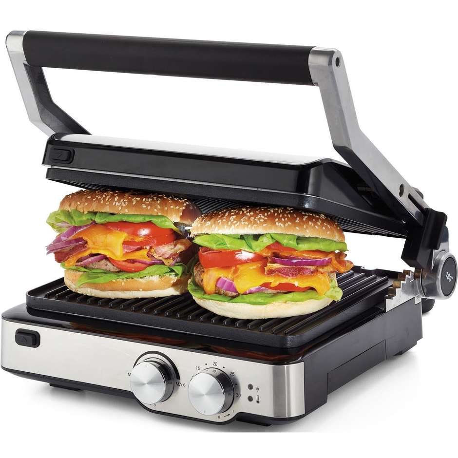 Ariete 1918 Grill & Taste griglia elettrica 2000 W con piastre removibili