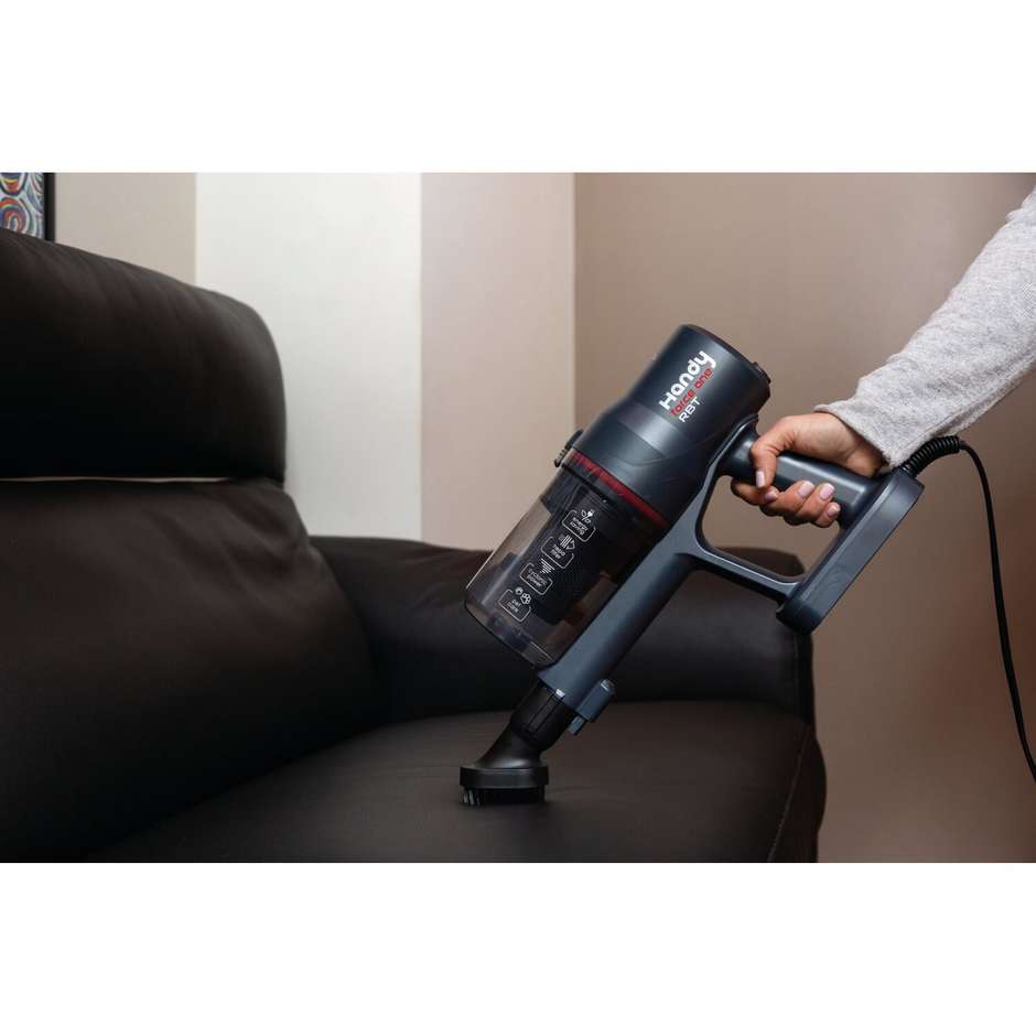 Ariete 2358 Scopa Elettrica con Filo 2 in 1 Potenza 600 W Capacità 0,5 L Colore Rosso