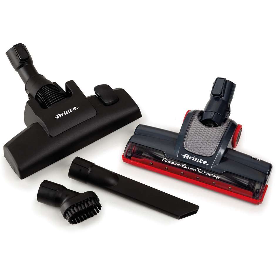 Ariete 2358 Scopa elettrica con filo Potenza 600 W Capacità serbatoio 0,5 Lt Colore Rosso