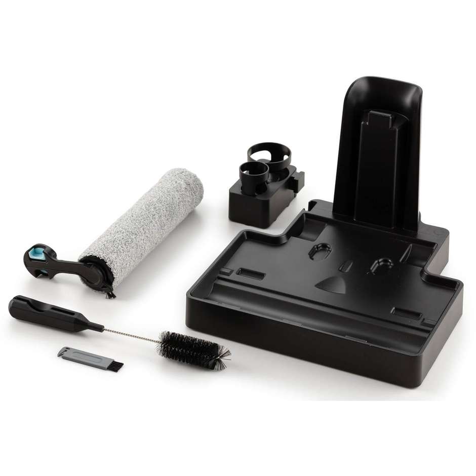 Ariete 2483 Aspirapolvere Intelligente Lavapavimenti cordless 700ml Accessori inclusi Colore Bianco, Azzurro