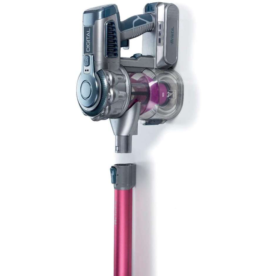 Ariete 2758 22V Digital Lithium Scopa elettrica ricaricabile potenza 200 W colore rosa
