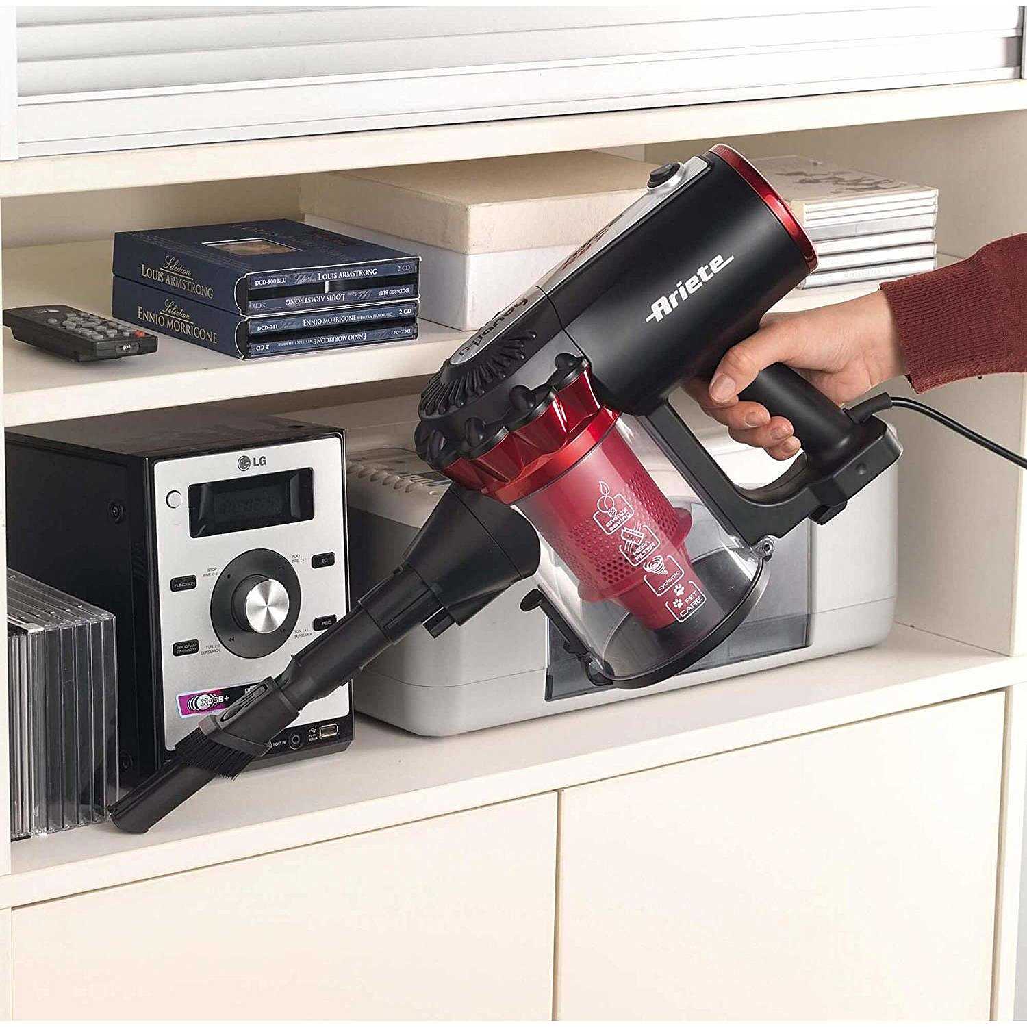 Ariete 2759 Handy Force RBT Scopa elettrica con filo potenza 600 W capacità  0,5 l colore nero - Pulizia superfici Scope elettriche - ClickForShop