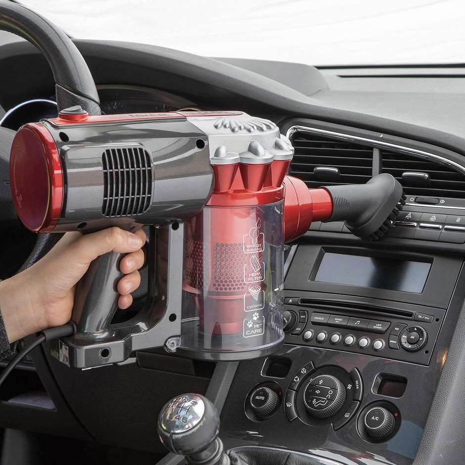 Ariete 2761 Handy Force scopa elettrica con filo 2 in 1 rossa 600 W