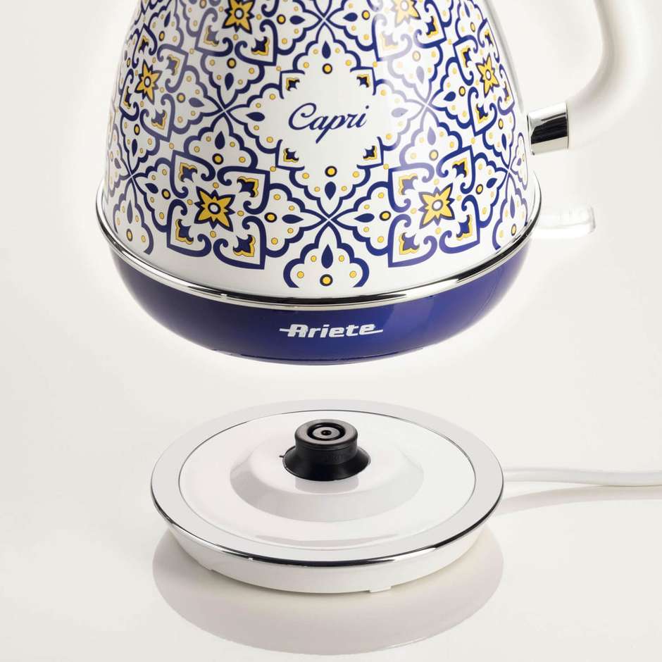 Ariete 2869/05 Vintage Bollitore Elettrico 1,7 Litri 2000 W Cordless Azzurro Pastello