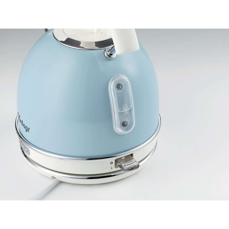 Ariete 2877/05 Vintage Dome Bollitore Elettrico a Cupola 1,7 L 2000 W Celeste Pastello