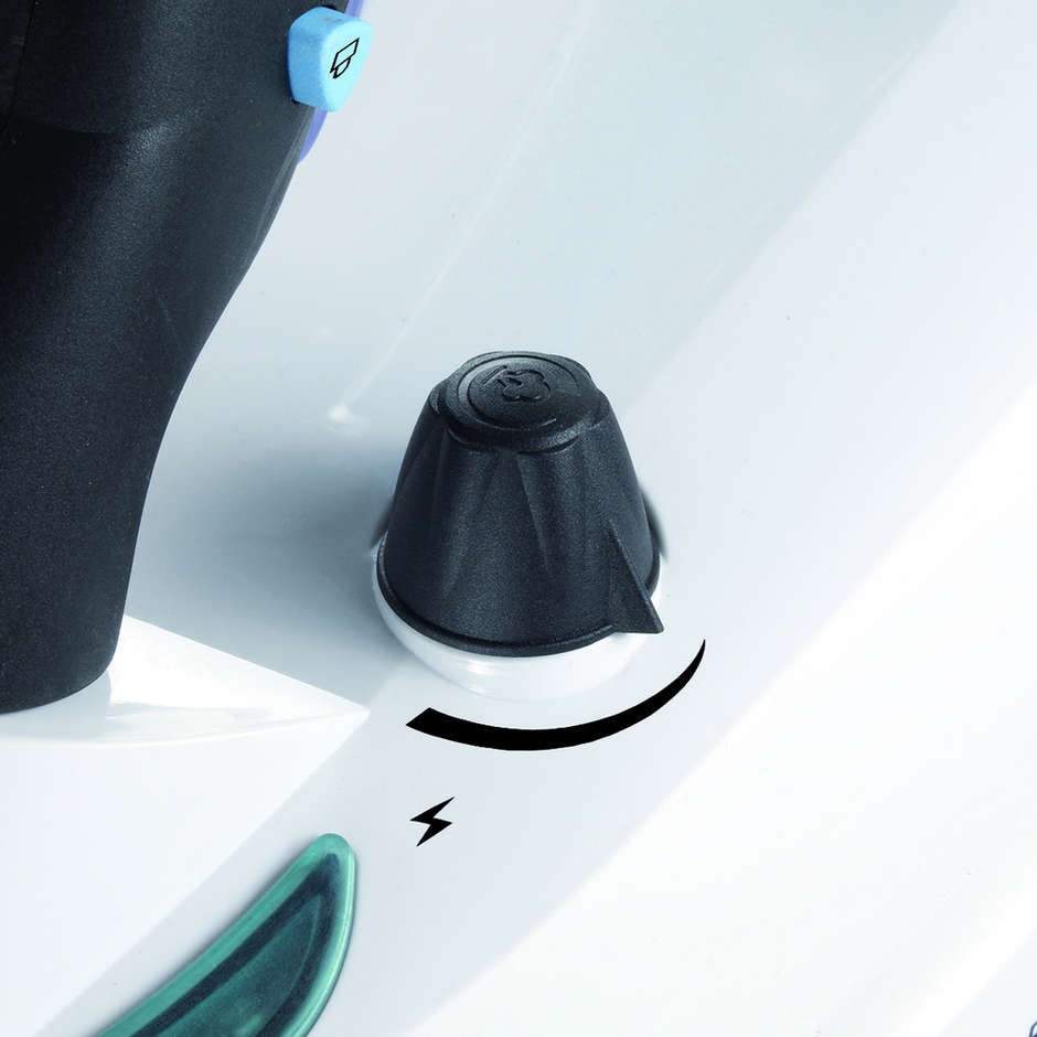 Ariete 4146 Xvapor Deluxe Pulitore a Vapore a Traino 1500 W Bianco e Azzurro