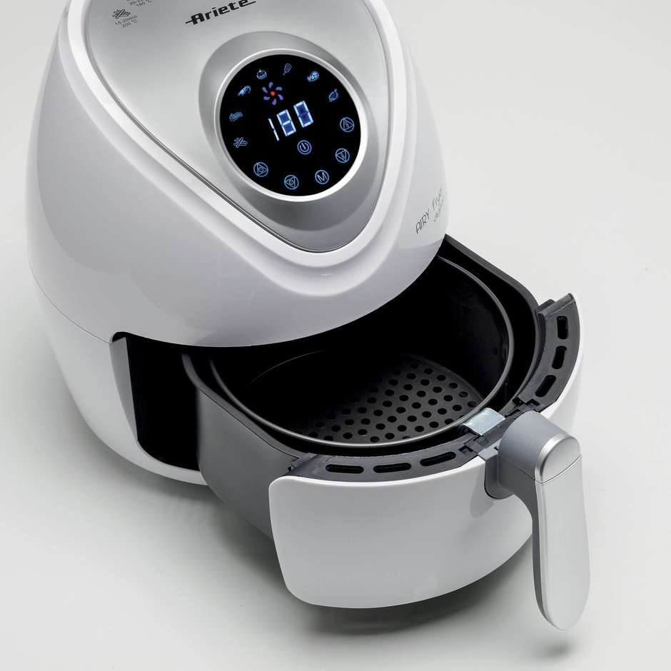 Ariete 4616 Airy Fryer Friggitrice ad Aria Calda Compatta Capacità 2,6 L Potenza 1300 W Bianco