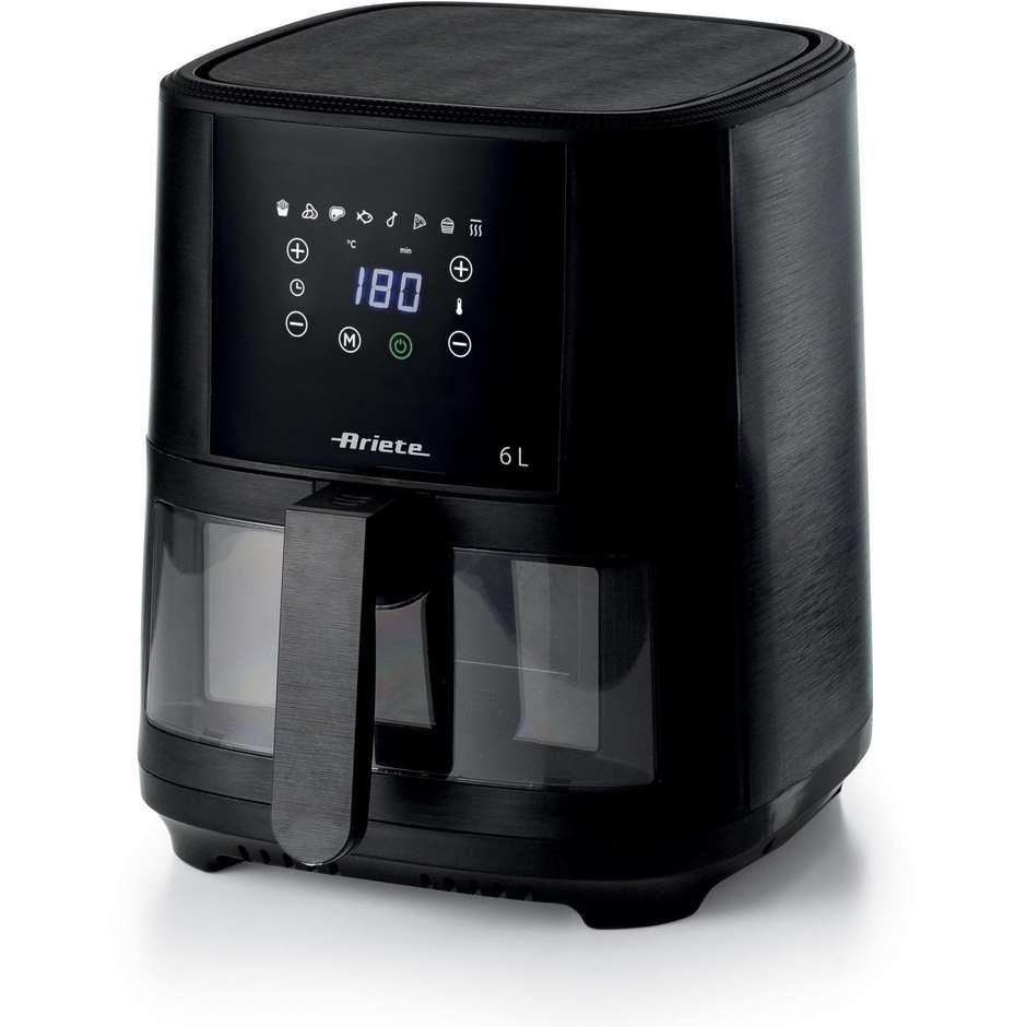 Ariete 4626 Friggitrice ad aria Capacita 6 Lt Potenza 1300 W 8 programmi Colore Nero
