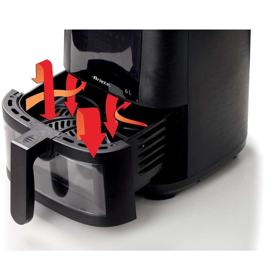 Ariete 4626 Friggitrice ad aria Capacita 6 Lt Potenza 1300 W 8 programmi Colore Nero