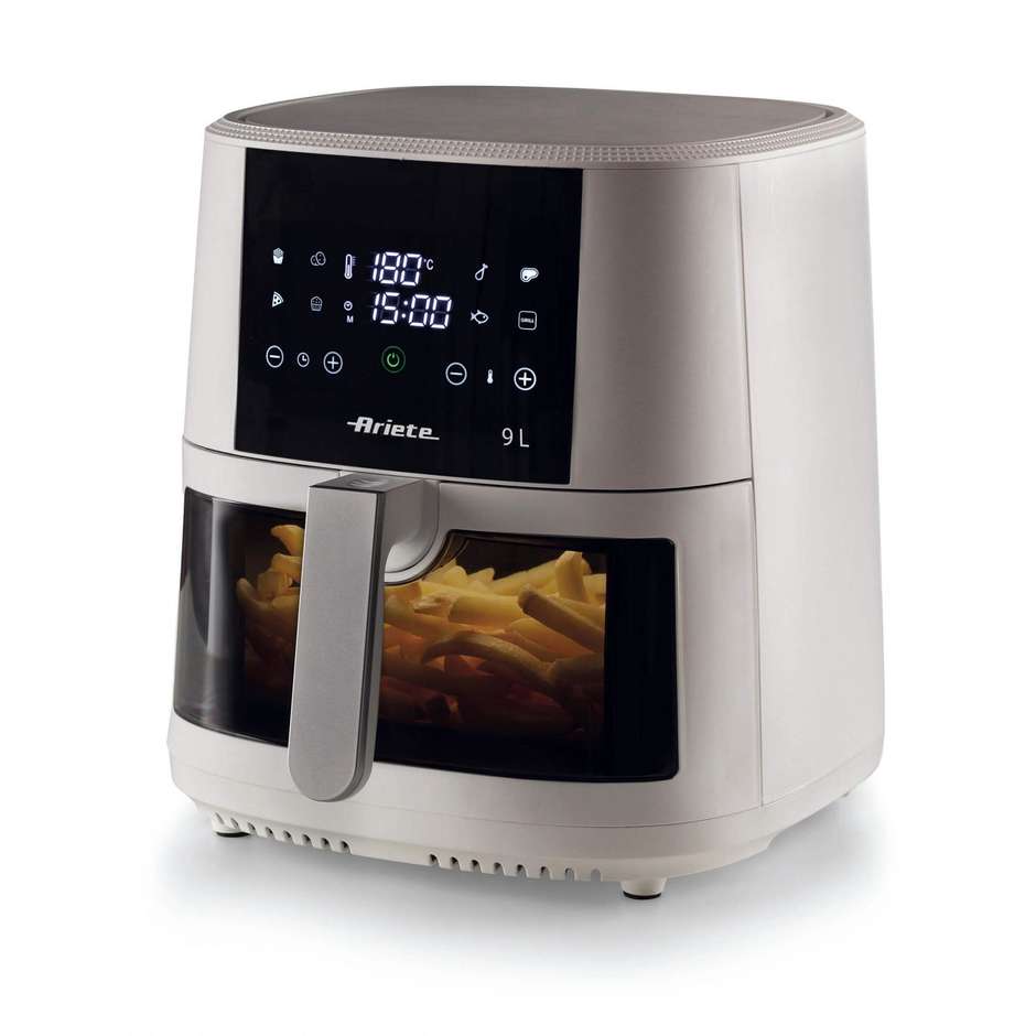 Ariete 4630 Friggitrice ad aria 9 L, 1.500 W, 8 programmi, bianca