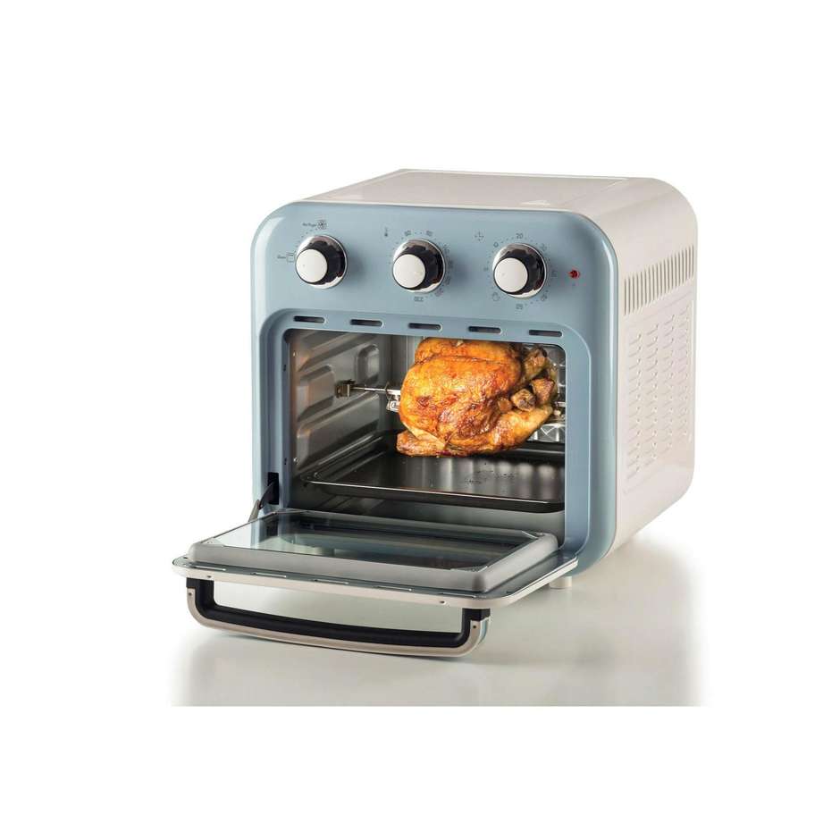 Ariete 4632/05 Friggitrice ad Aria + Forno Vintage 16L Blu