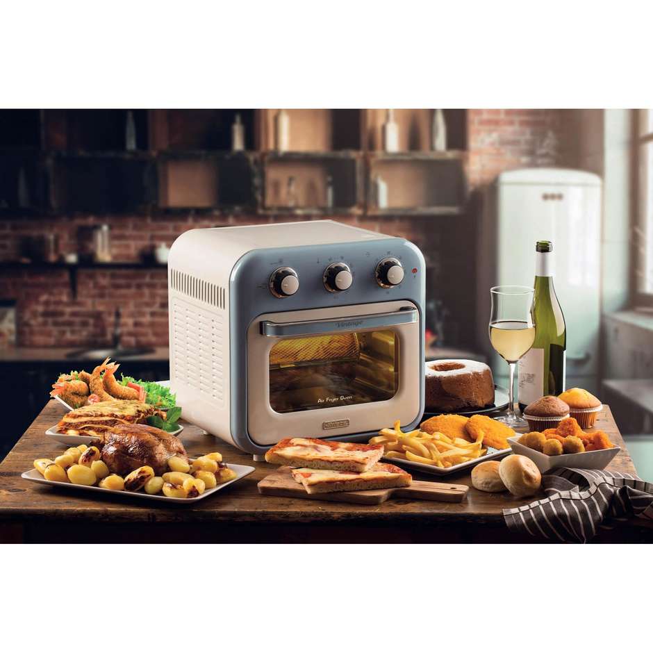 Ariete 4632/05 Friggitrice ad Aria + Forno Vintage 16L Blu