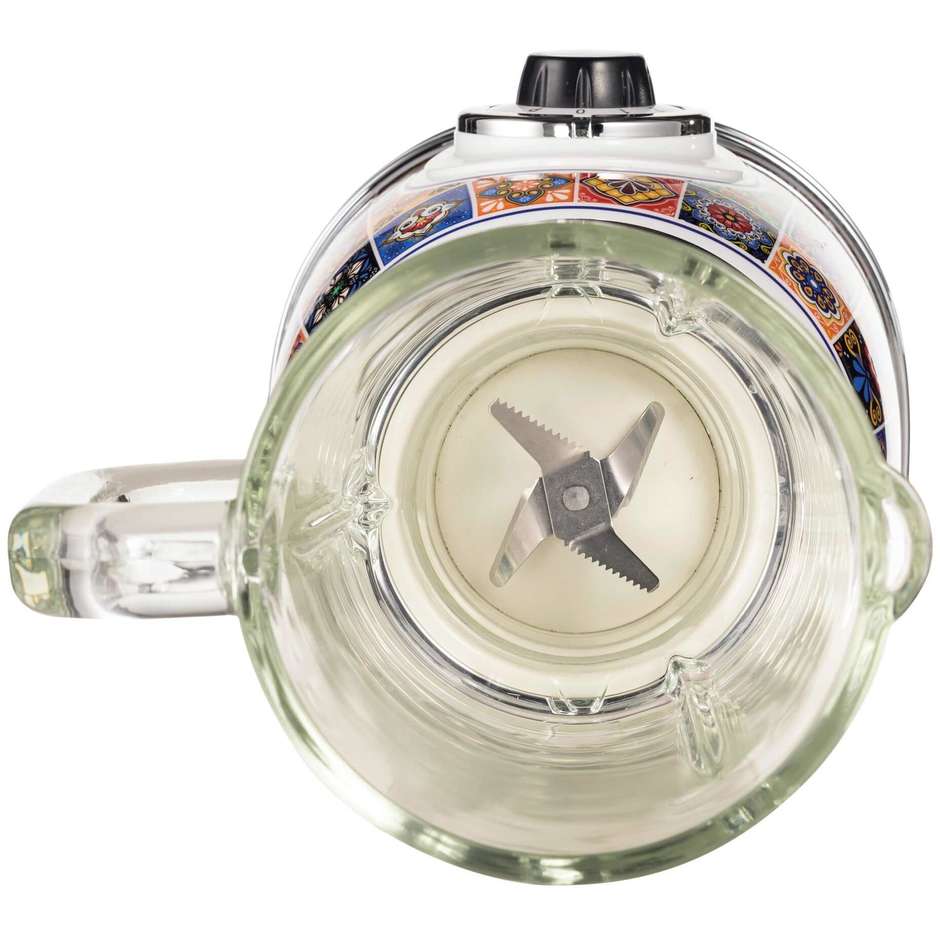 Ariete 5830P Positano Frullatore da Tavolo 1000 W, Caraffa Vetro 1,5 L, 4 Velocità + Pulse, Giallo/Blu