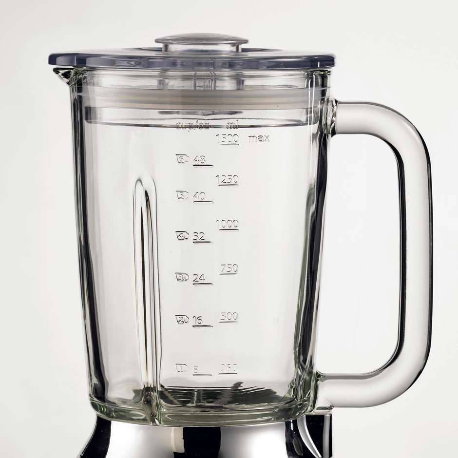 Ariete 5830P Positano Frullatore da Tavolo 1000 W, Caraffa Vetro 1,5 L, 4 Velocità + Pulse, Giallo/Blu