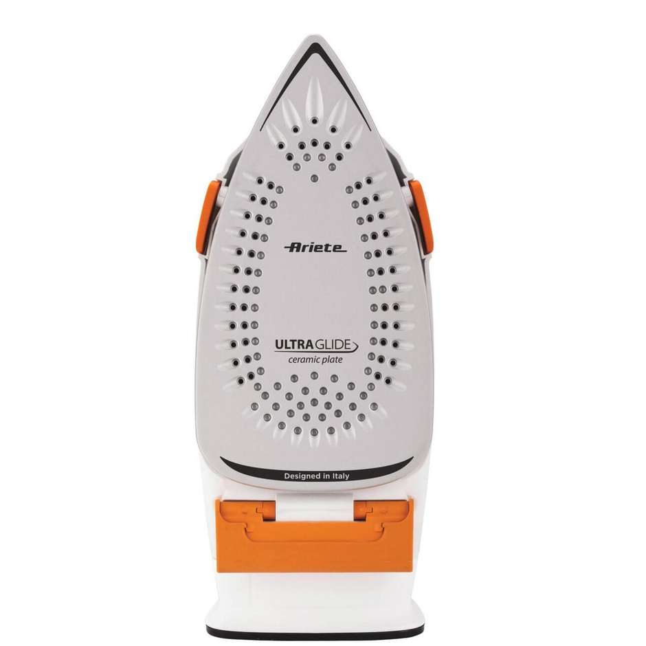 Ariete 6190 Step UP Ferro da stiro a vapore piastra ceramica Ultraglide 2400W grigio/nero