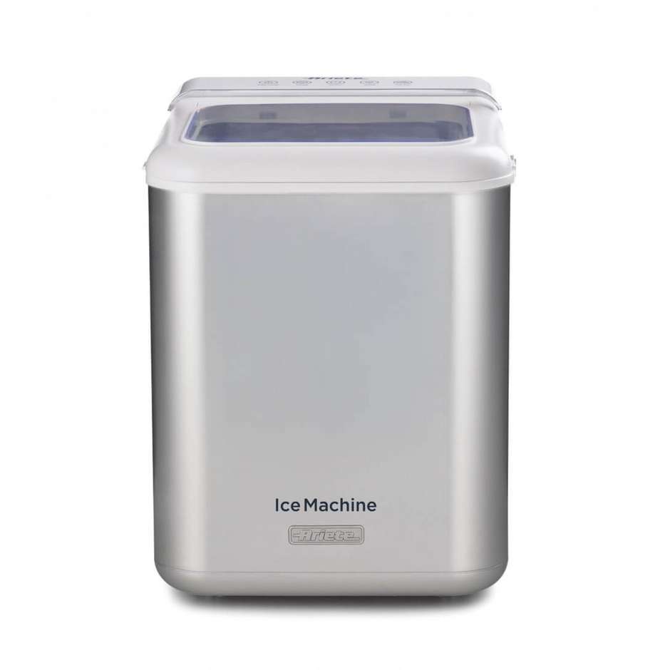 Ariete 651 Ice Machine Macchina per Ghiaccio Portatile 12 kg/24h Acciaio Inox