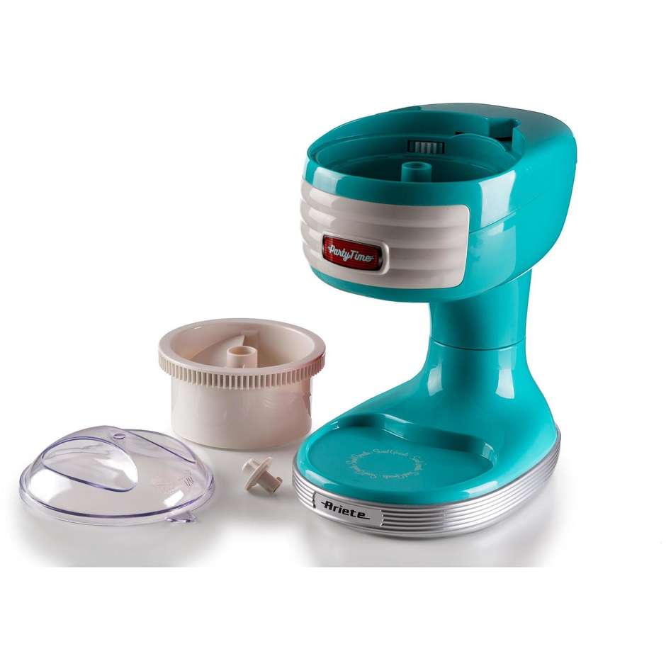 Ariete 76 Tritaghiaccio Elettrico 30 W Cestello Removibile Lame in Acciaio Inox Colore Celeste