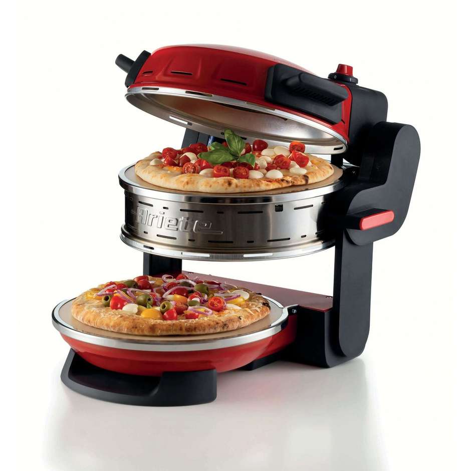 Ariete 927 Pizzeria Forno Pizza Elettrico 2300W 2 Pizze 32cm Rosso