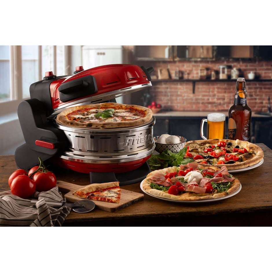 Ariete 927 Pizzeria Forno Pizza Elettrico 2300W 2 Pizze 32cm Rosso