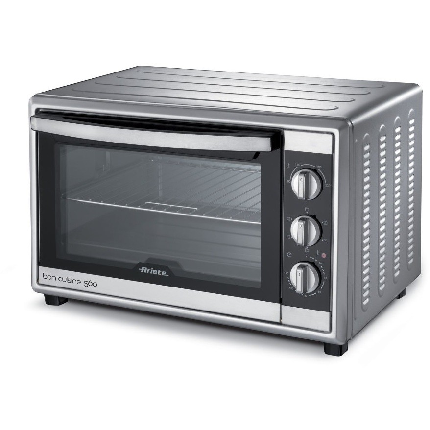 Ariete 945 Bon Cuisine 560 Fornetto Elettrico Ventilato 56 L 2200 W Girarrosto Silver