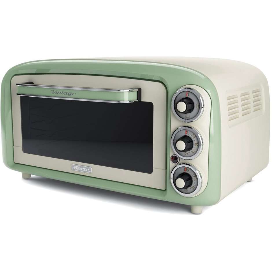 Ariete 979 Vintage forno elettrico verde 18 L con grill e timer, 1380 W