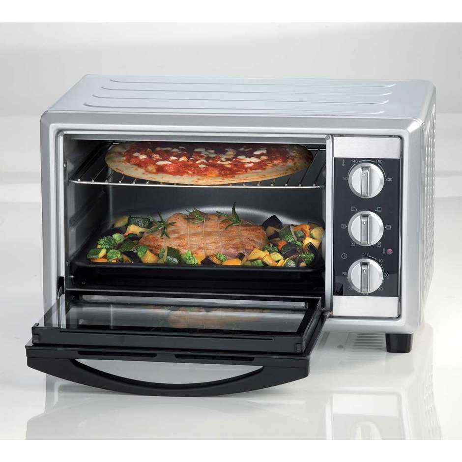 Ariete 984 Bon Cuisine 250 Fornetto Elettrico 25 L Potenza 1500 W 3 Modalità di Cottura Silver