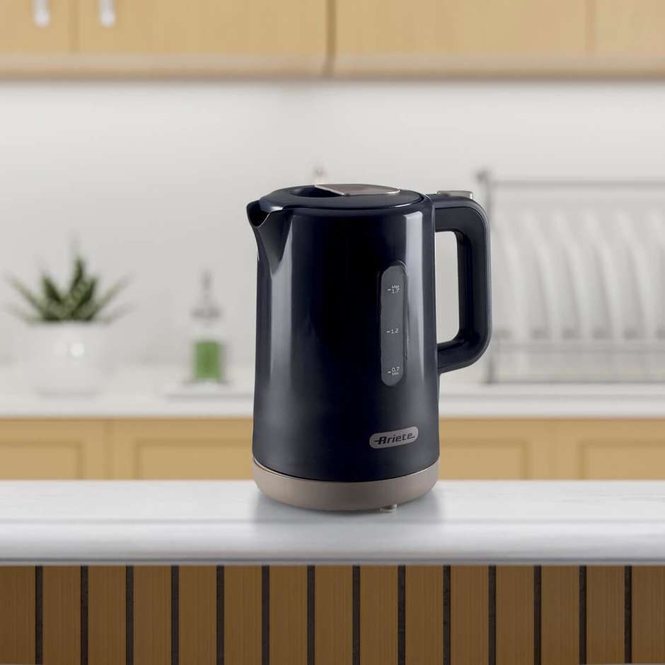 Ariete Breakfast 2846 Bollitore 2200 W, 1,7 L, base a 360° e filtro anticalcare