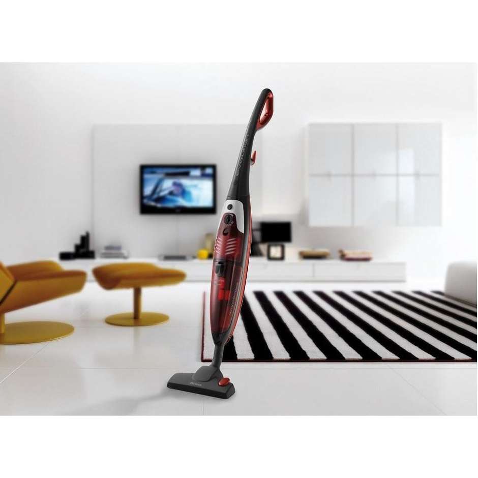 Ariete Evolution 2772 Scopa Elettrica Senza Sacco 800W con Filtro HEPA Serbatoio 1L Nero e Rosso