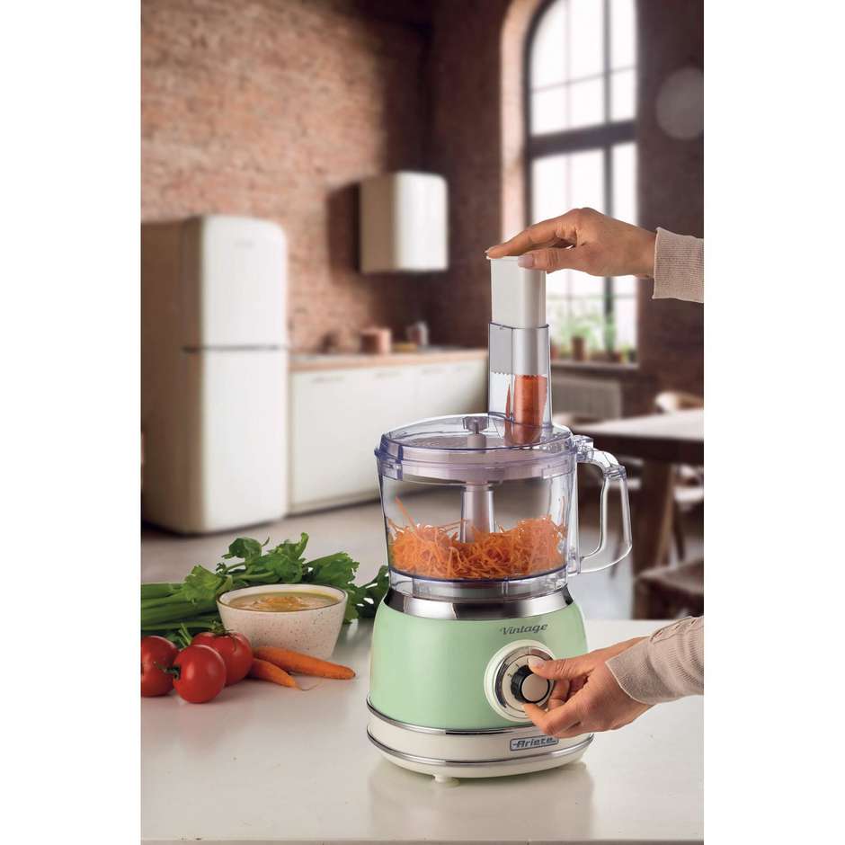 Ariete Linea Vintage 1781 Robot da cucina Vintage 1000 W Capacitàa 2,1 Lt Colore Verde