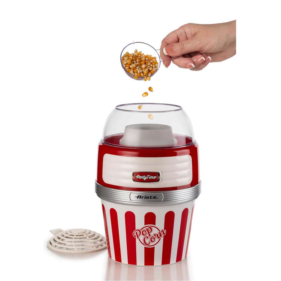 Ariete Party Time 2957 Pop Corn XL Macchina popcorn 1100 W rossa