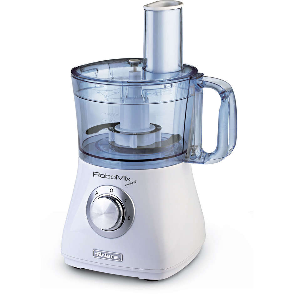 Ariete Robomix Reverse 1769 Robot da Cucina Multifunzione Compatto 500W Ciotola 0,8L Bianco e Arancio