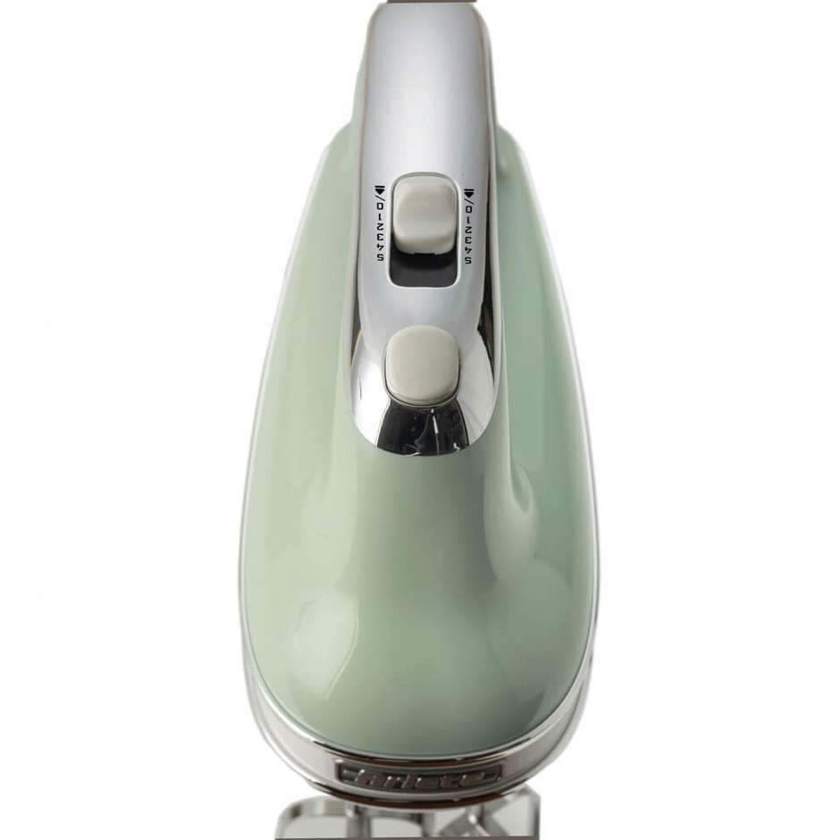 Ariete Vintage 1548 Sbattitore Elettrico 450W 5 Velocit&agrave; + Turbo Ganci e Fruste Inox Verde Pastello