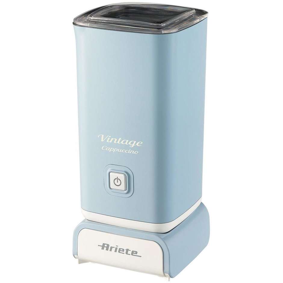 Ariete Vintage 2878 Cappuccinatore Montalatte Elettrico 500W Schiuma a Caldo e a Freddo 140ml Azzurro