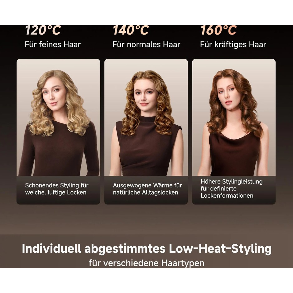 arricciacapelli air auto oro display led