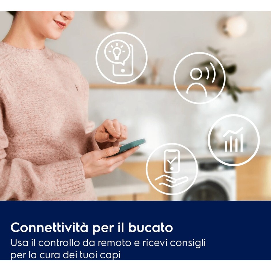 asciug 10kg a (ab) inv w.green wifi oblo nero sel