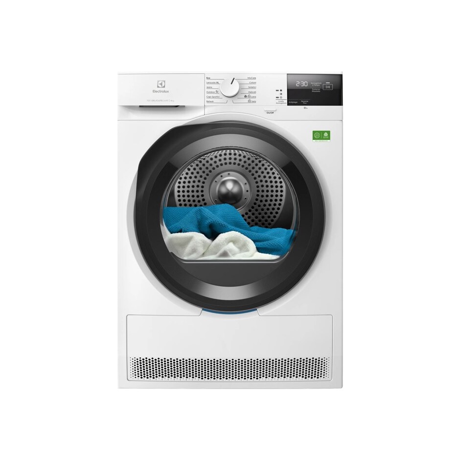 asciug 8kg a (ab) inv w.green oblo nero selective