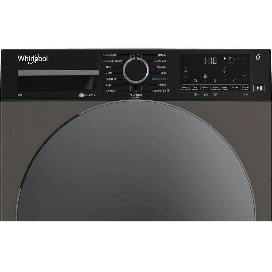 asciug 9kg a inv displ grigia displ wifi