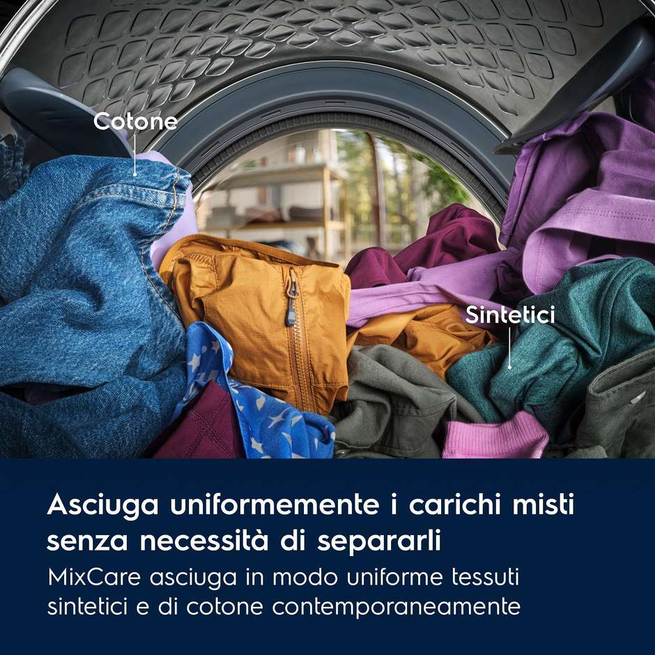 asciug 9kg a inv w.green wifi oblo nero luce care
