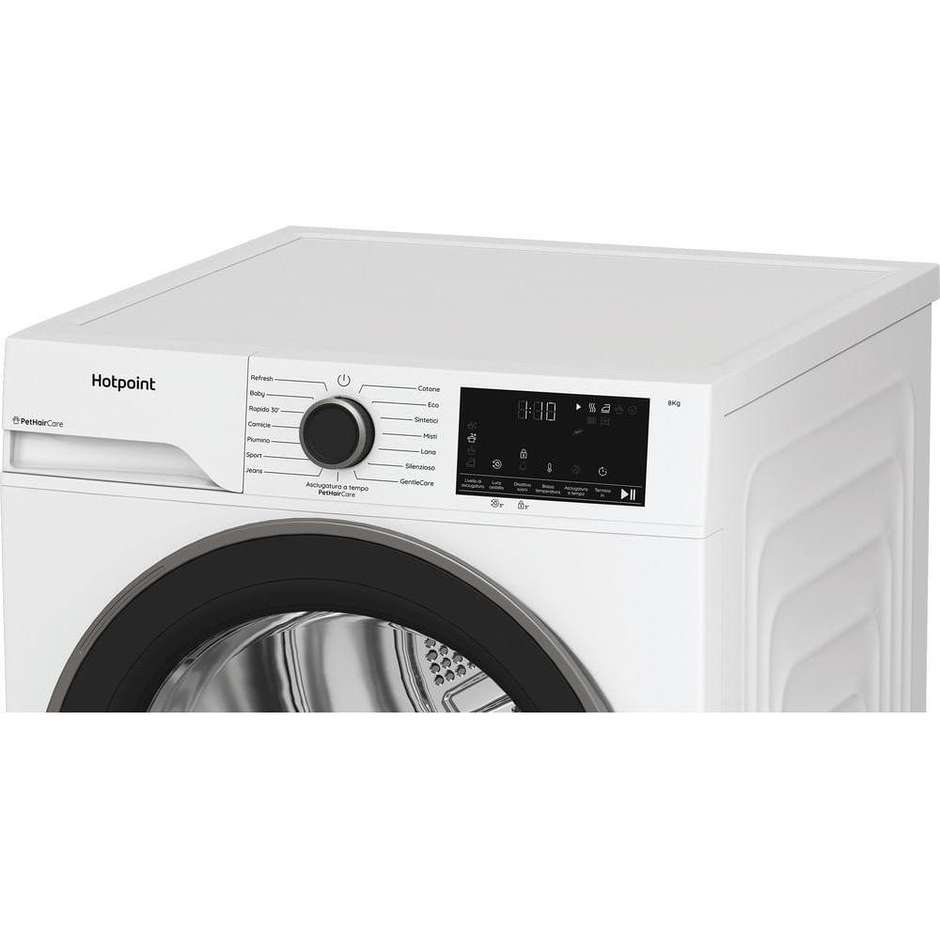 asciug snella 8kg c inv plana